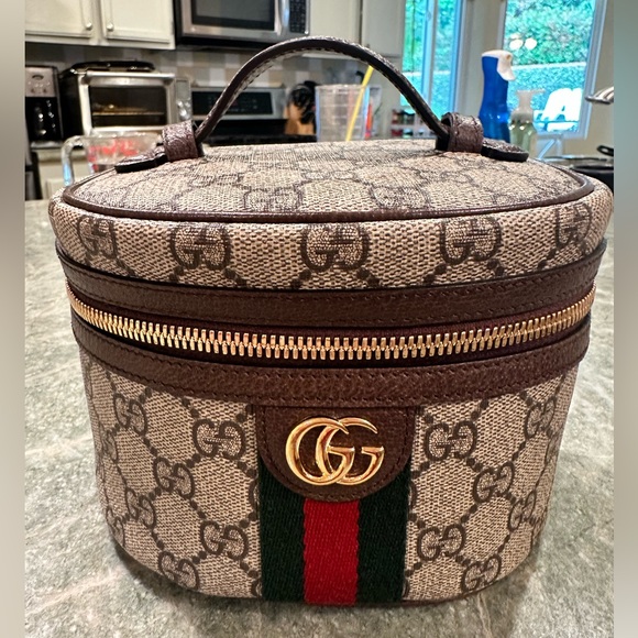 Gucci GG Supreme Monogram Vanity Cosmetic Case - Picture 1 of 8